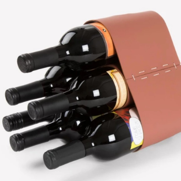 Vacavaliente Ruca Leather Wine Rack Collapsable - Picture 7 of 10